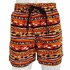 <69SLAM>ロックスラム メンズ ボードショーツ ELASTIC WAIST SAVANA ORANGE ショート丈 水着 XL